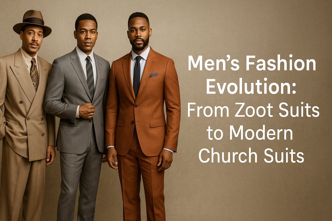 Men’s Fashion Evolution: From Zoot Suits to Modern Church Suits