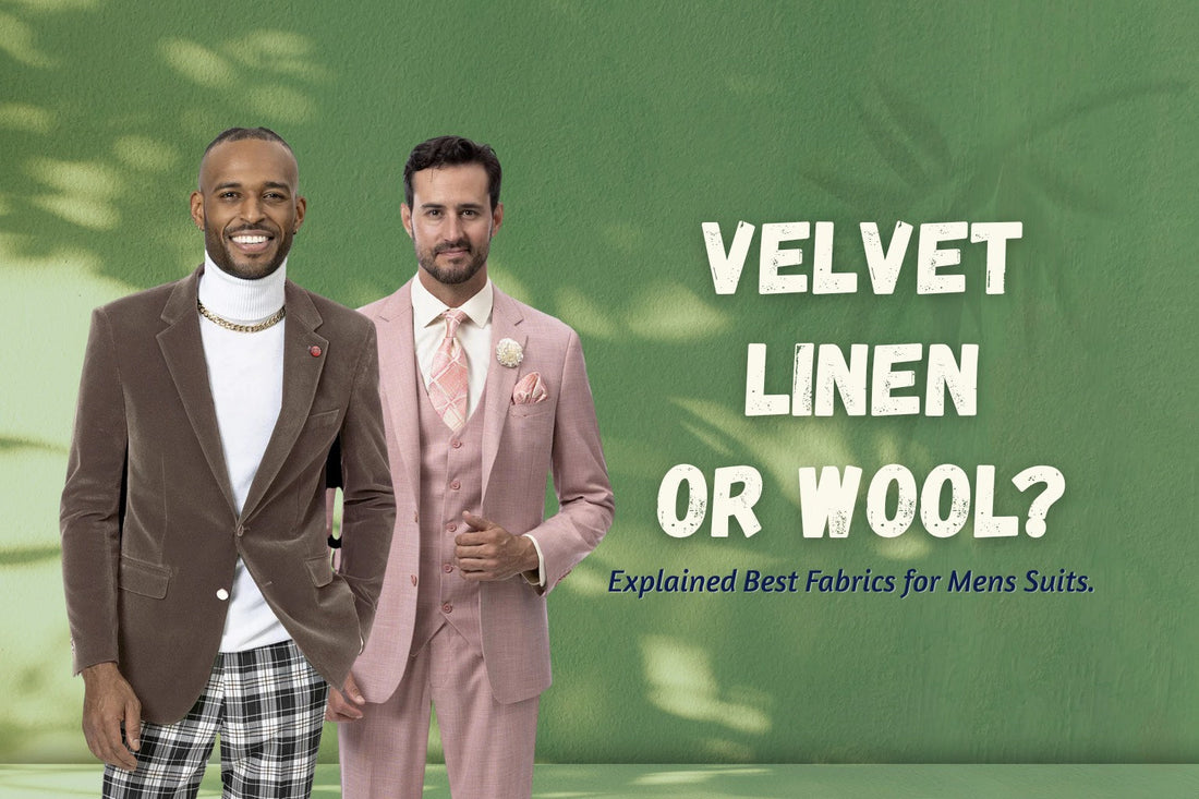 Velvet, Linen, or Wool? Explained Best Fabrics for Mens Suits.