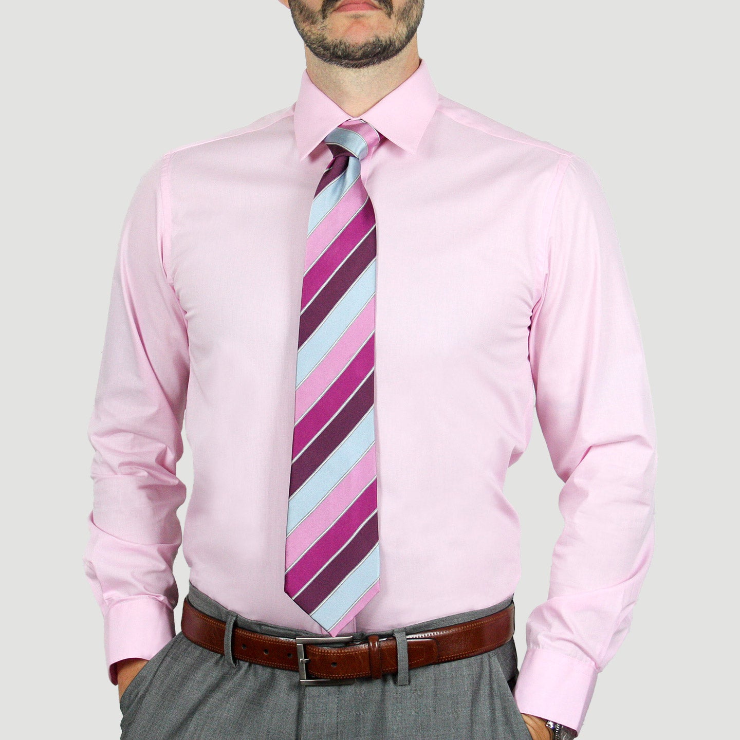 Arturo 100MOD4-6X-PINK-Shirt Mens