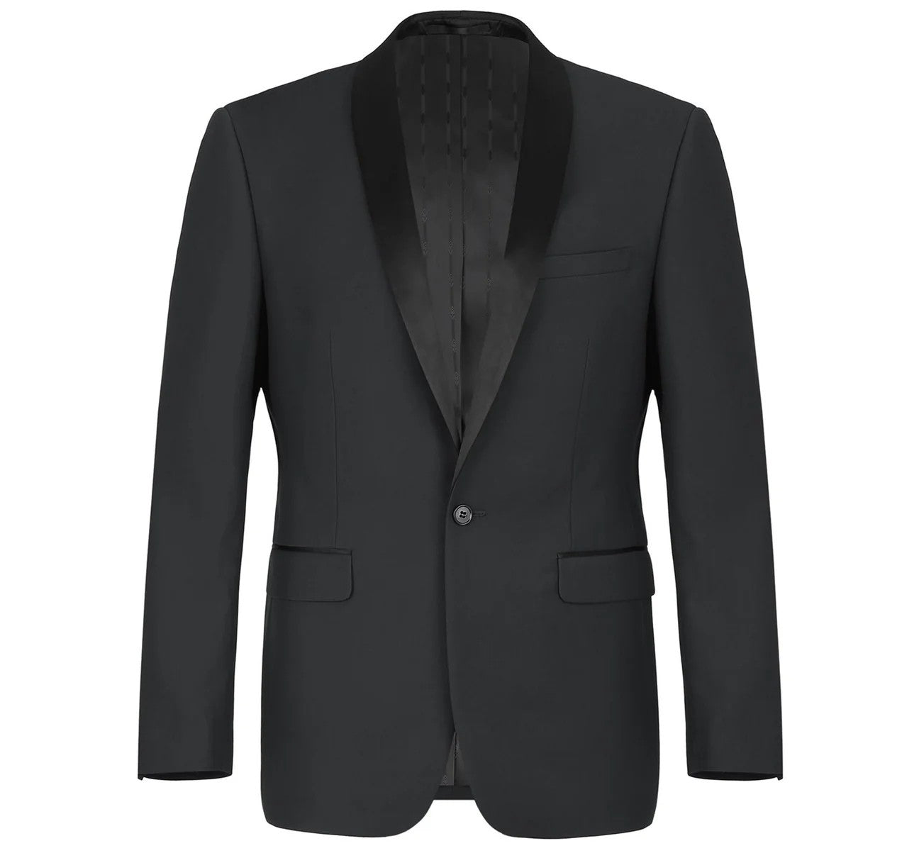 Renoir Mens Tuxedo 201-1-BLK ( Peak Lapel Tuxedo )