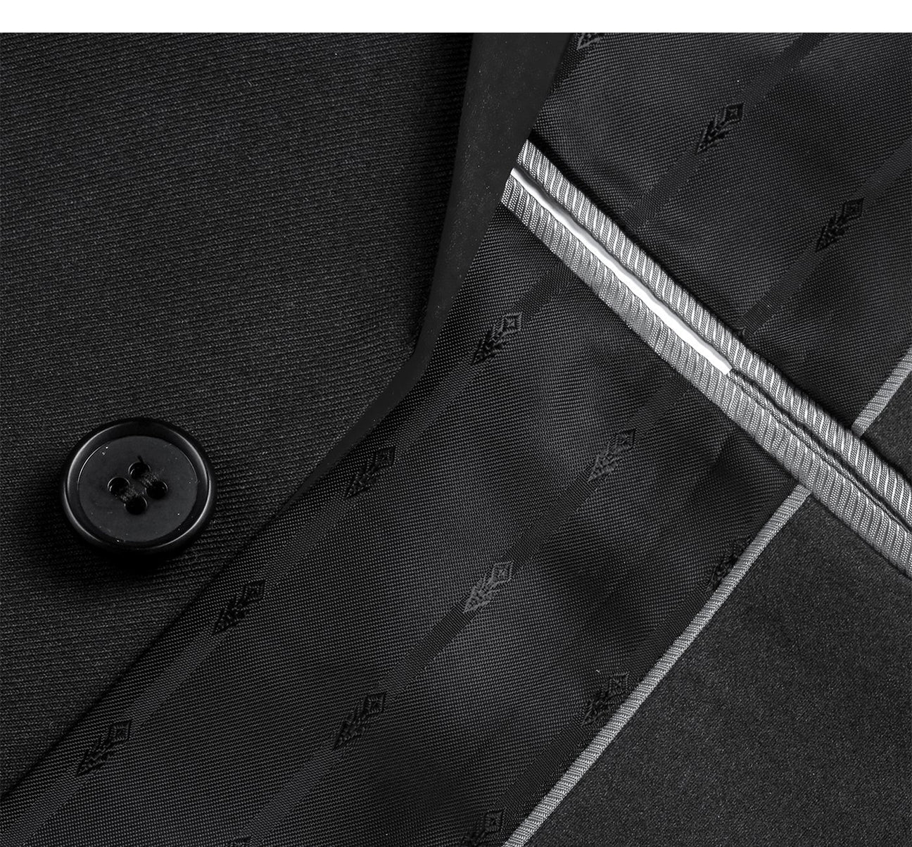 Renoir Mens Tuxedo 201-1-BLK ( Peak Lapel Tuxedo )