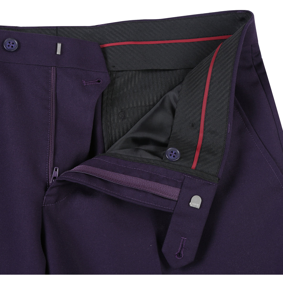 Renoir Men's Suit 201-14-PURPLE