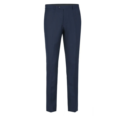 Renoir Mens Pant 201-19-NAVY ( Flat Front Suit Separate Pants )