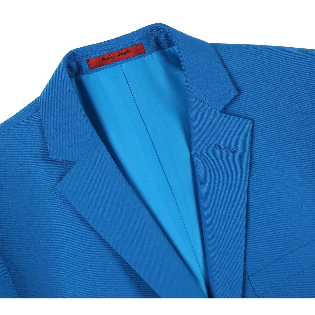 Renoir Mens Suit 201-55-BLU