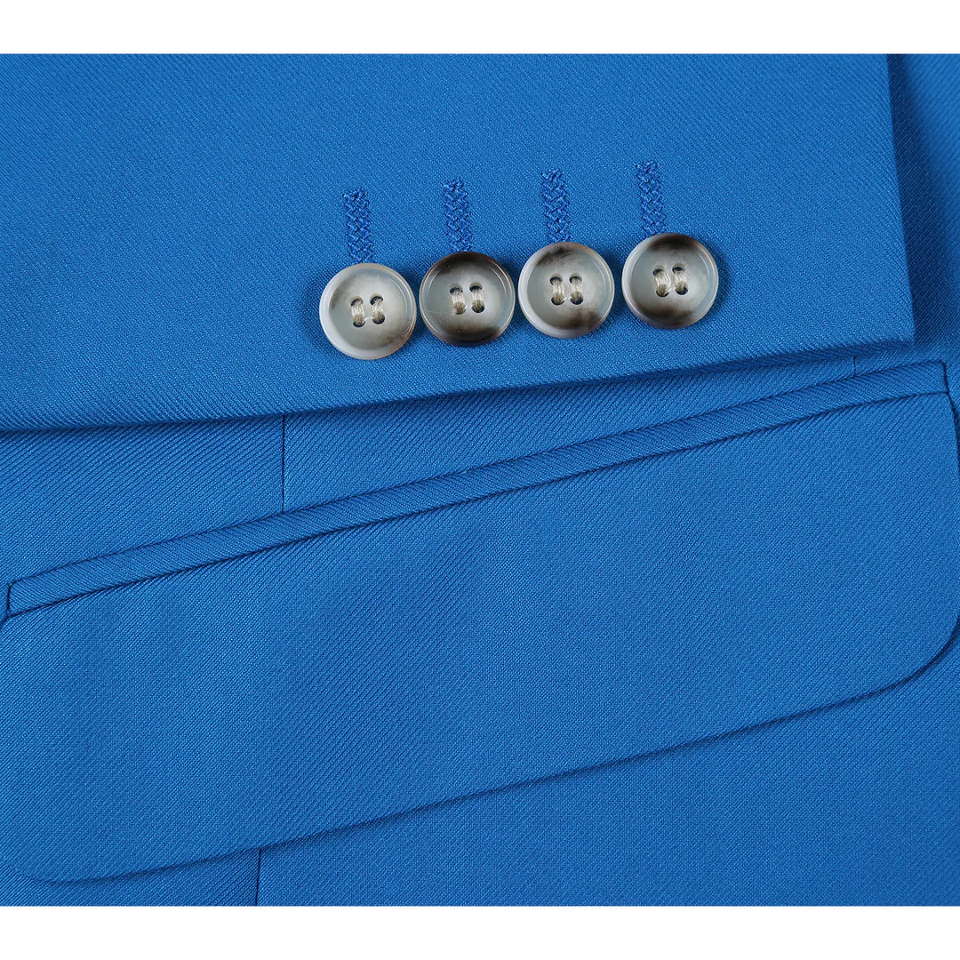 Renoir Mens Suit 201-55-BLU
