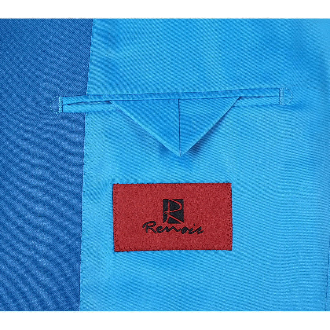 Renoir Mens Suit 201-55-BLU