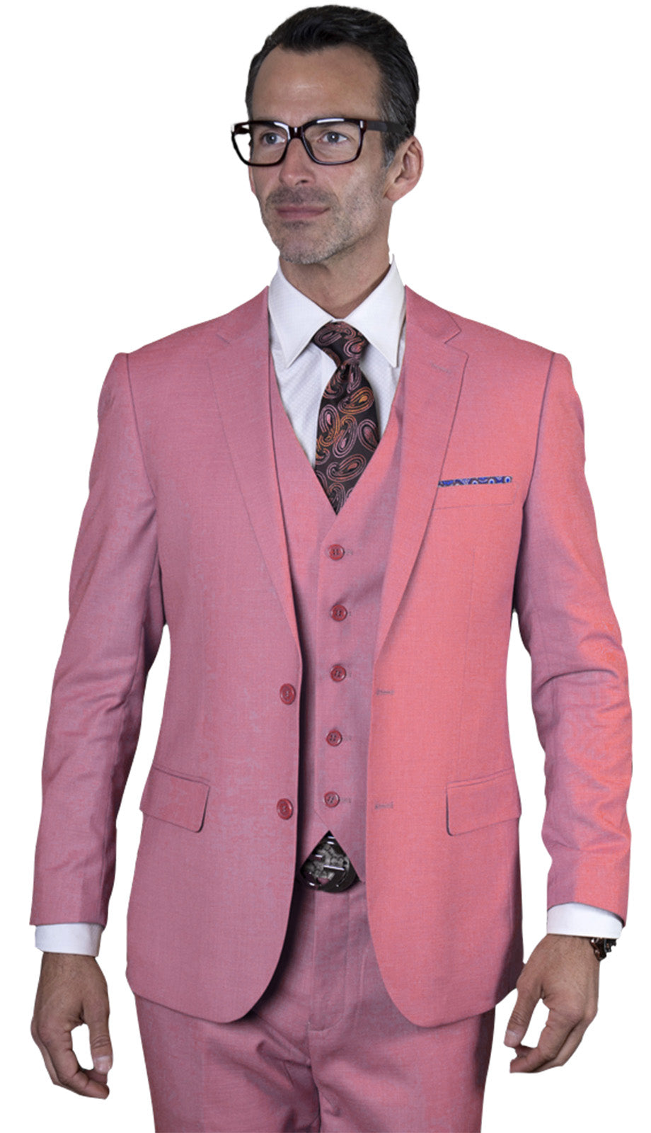 Statement LAZARO-PNK Mens Suit