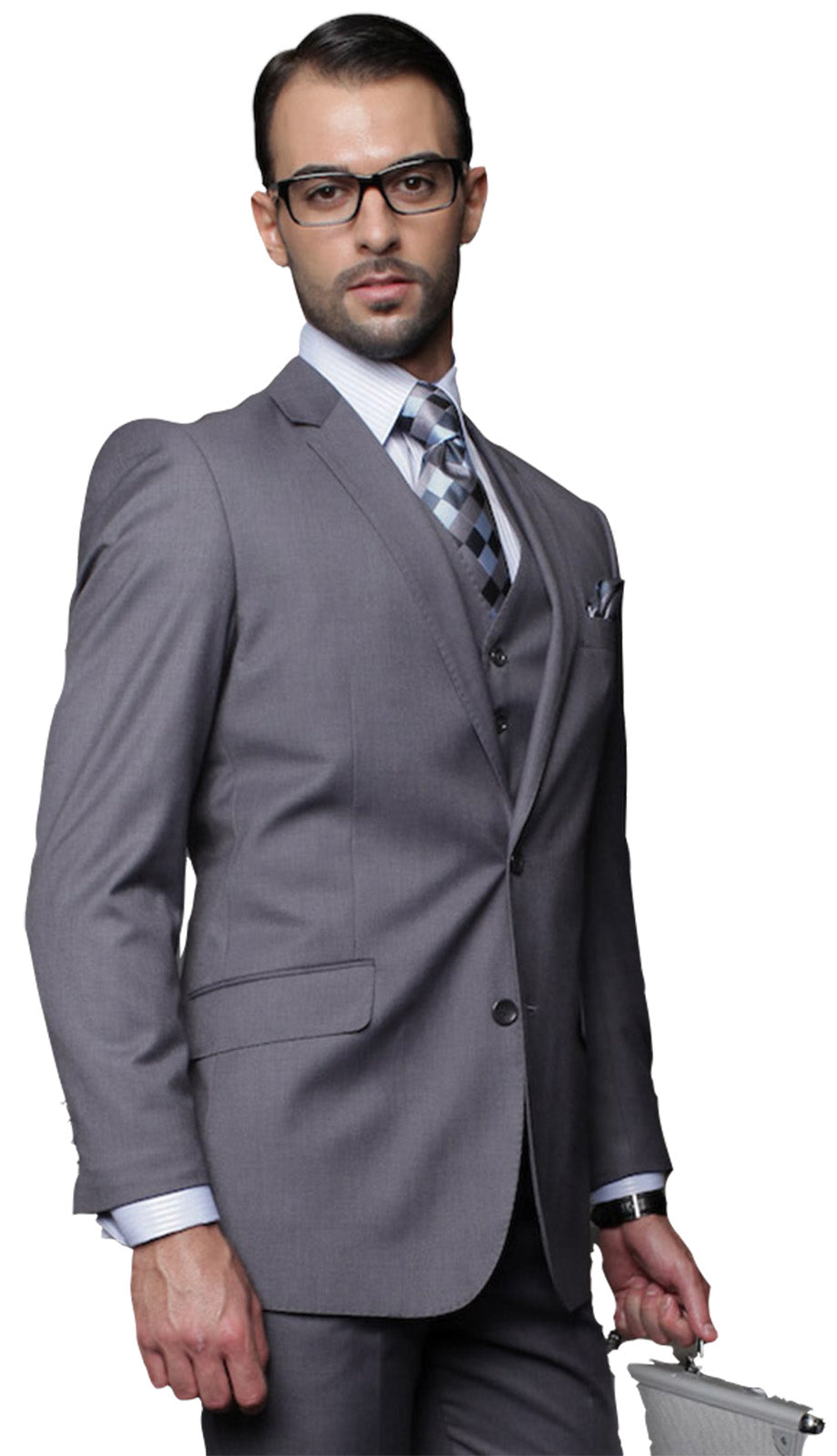 Statement TZ-100-CHR Mens Suit