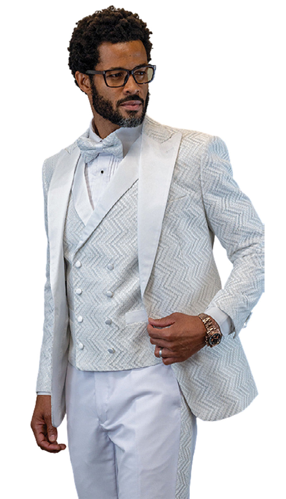 Statement MIRAGE-WHT Mens Suit