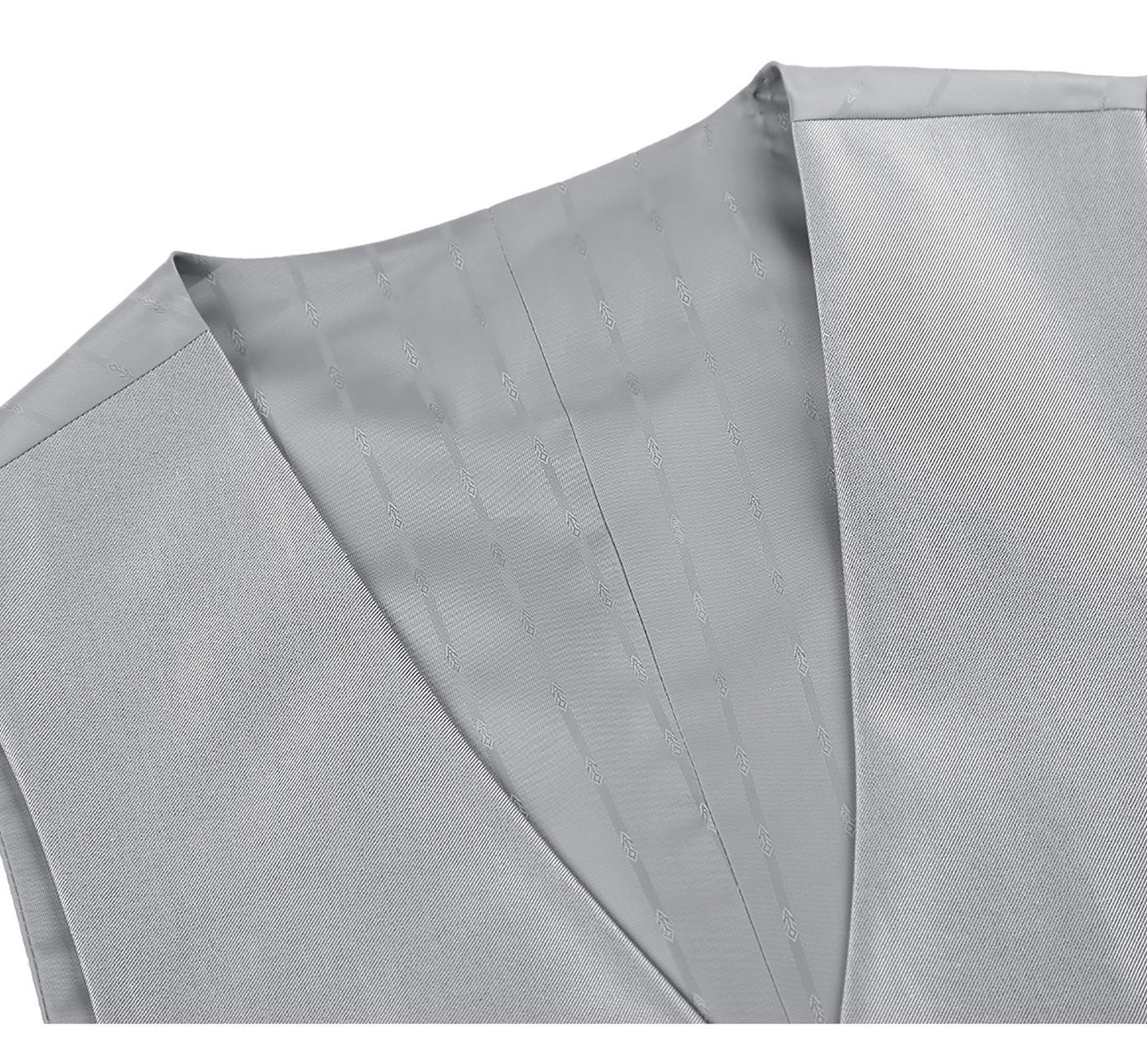 Renoir Mens Vest 207-2-GRY ( Classic Fit Sharkskin Suit Vest )