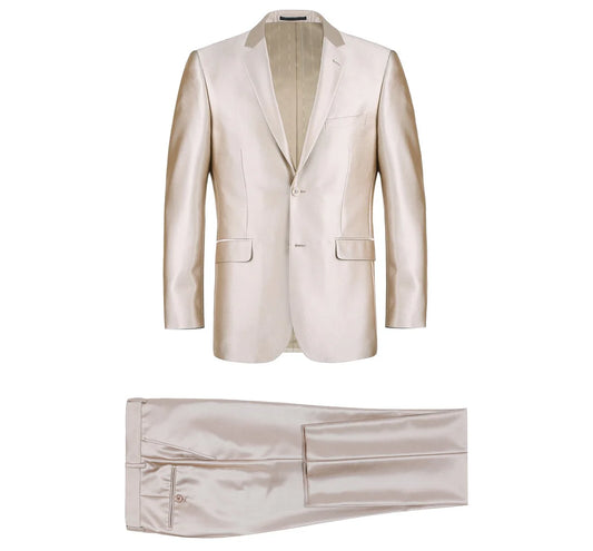 Renoir Men's Suit 207-3-BEIGE