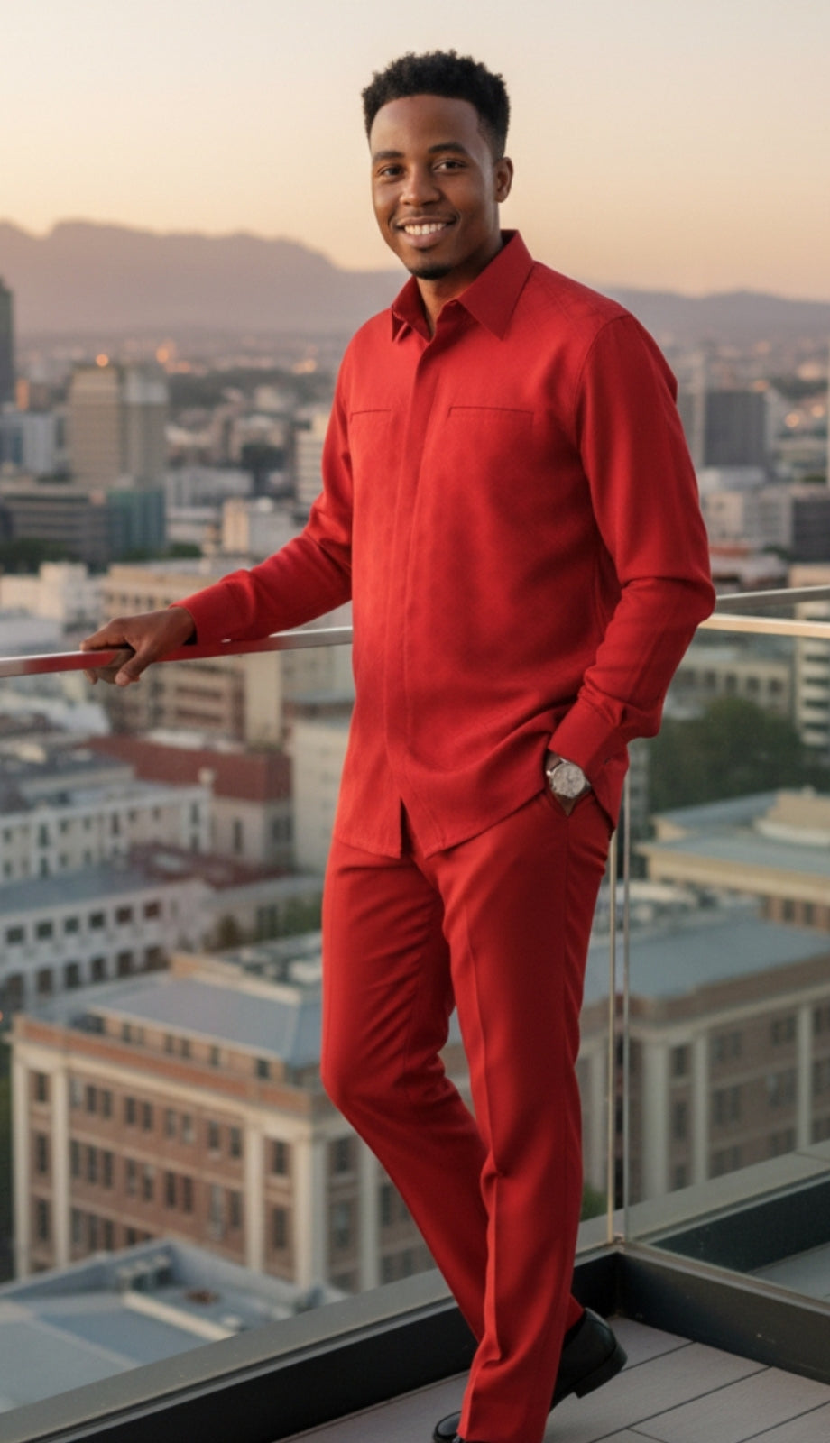 Fortino Landi 2762-RE Mens Walking Suit