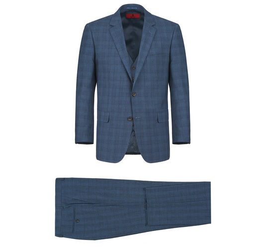 Renoir Men's Suit 278-2-BLUE