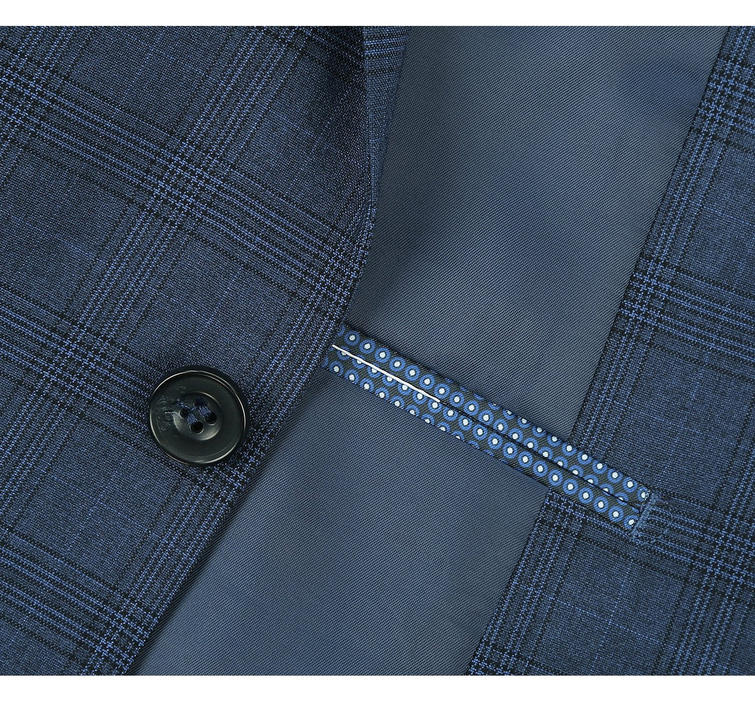 Renoir Men's Suit 278-2-BLUE