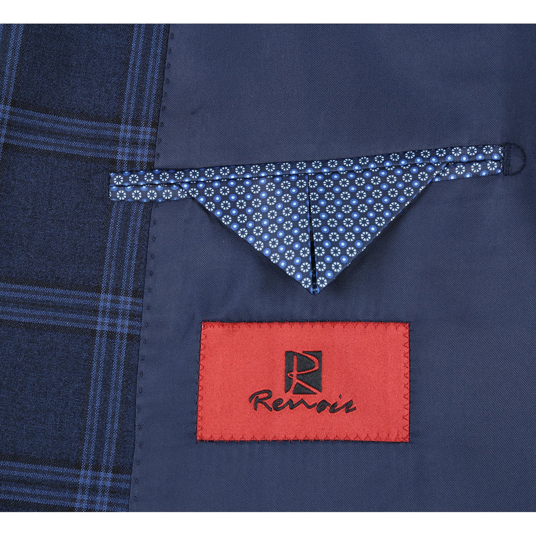 Renoir Mens Suit 293-22-NAVY