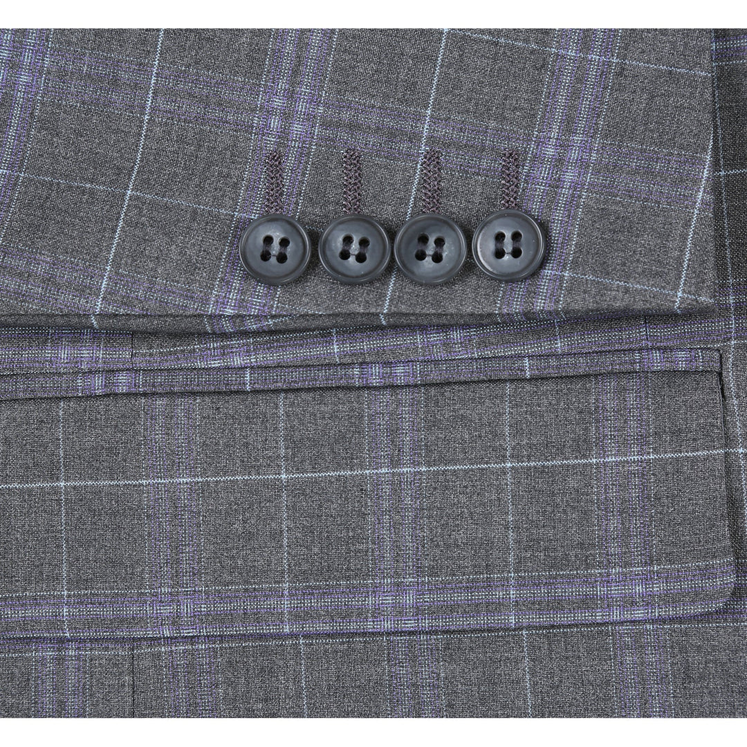 Renoir Mens Suit 293-25-DIMGRY