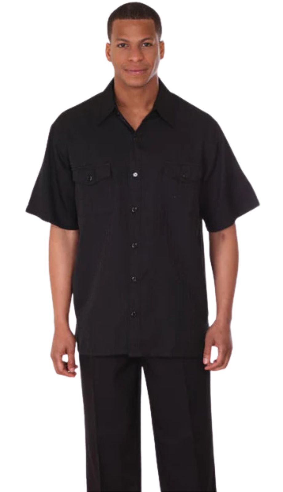 Fortino Landi 2949-BLK Mens Walking Suit