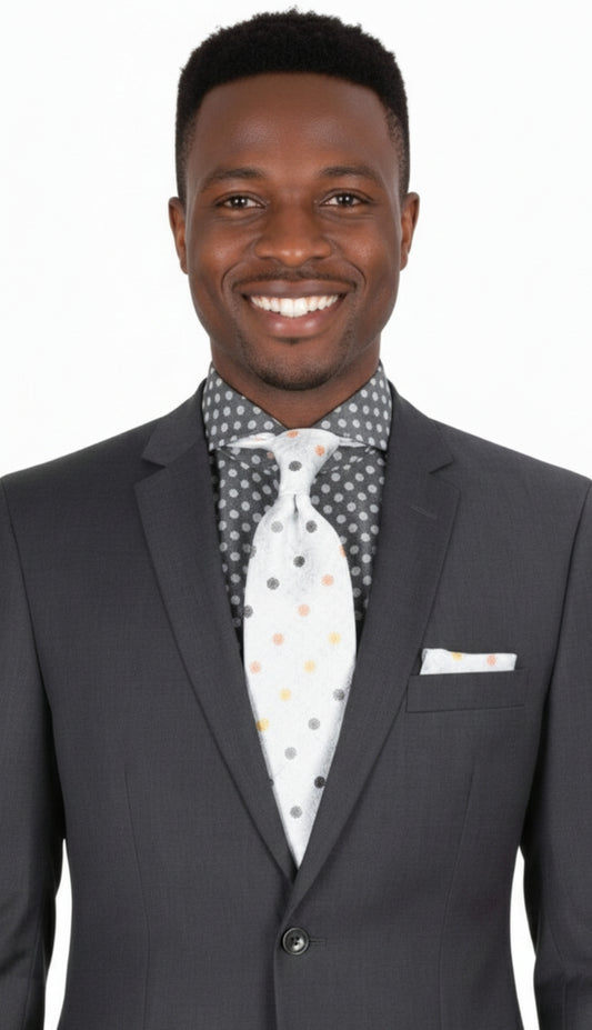 Iconic 5604-3-CHR Mens Church Suit