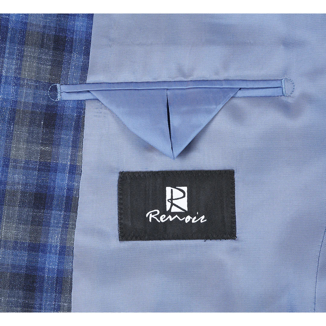 Renoir 563-1-BLUE Mens Blazer