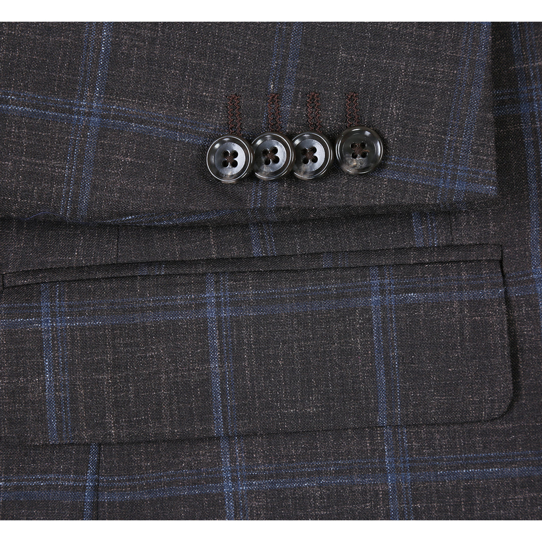Renoir 563-6-BRN Mens Blazer