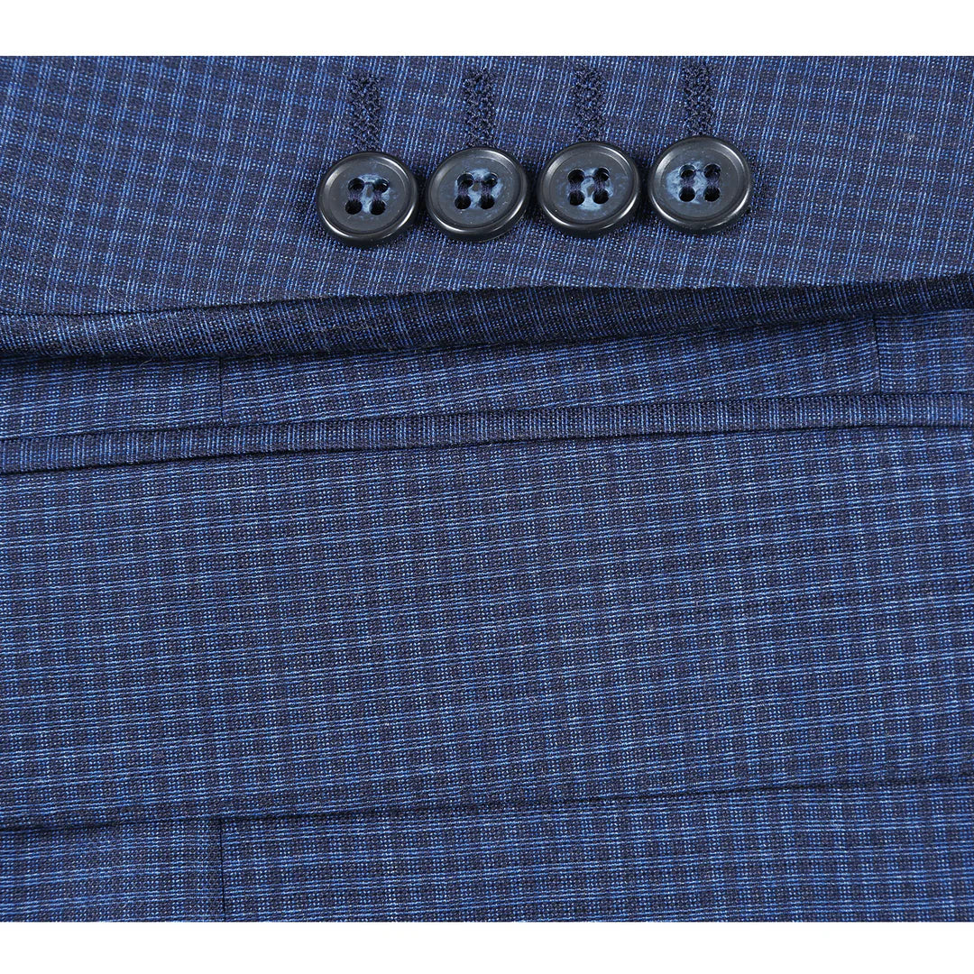 Renoir Mens Suit 564-4 -BLUE