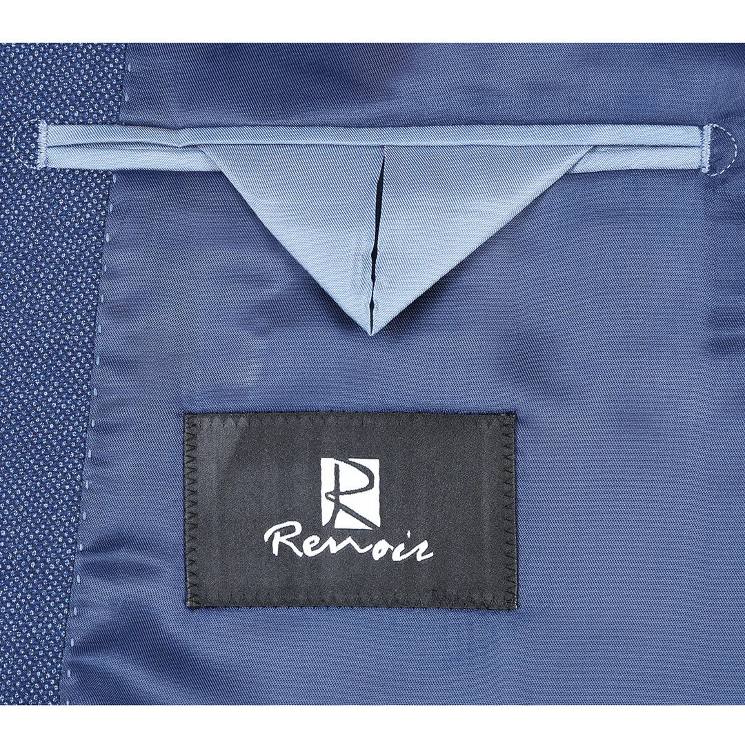 Renoir Men's Suit 564-6-BLUE