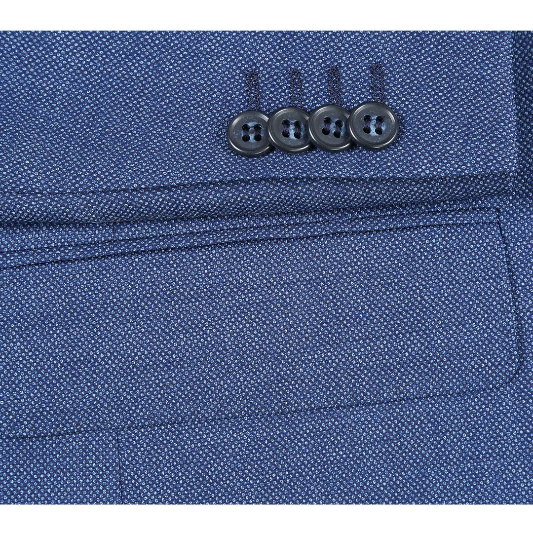 Renoir Men's Suit 564-6-BLUE