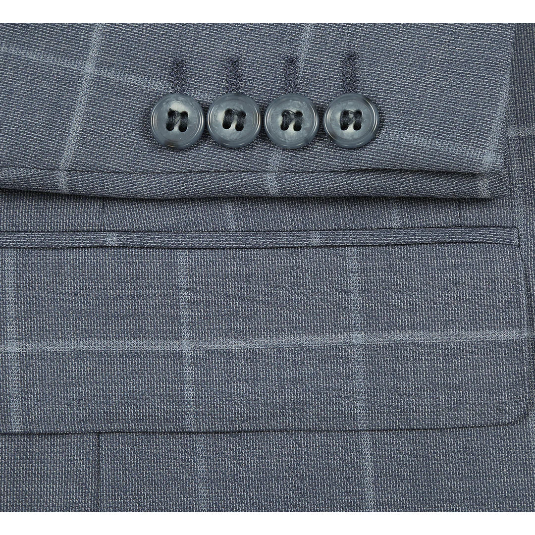 Renoir Mens Suit 566-13-MID-HAZE