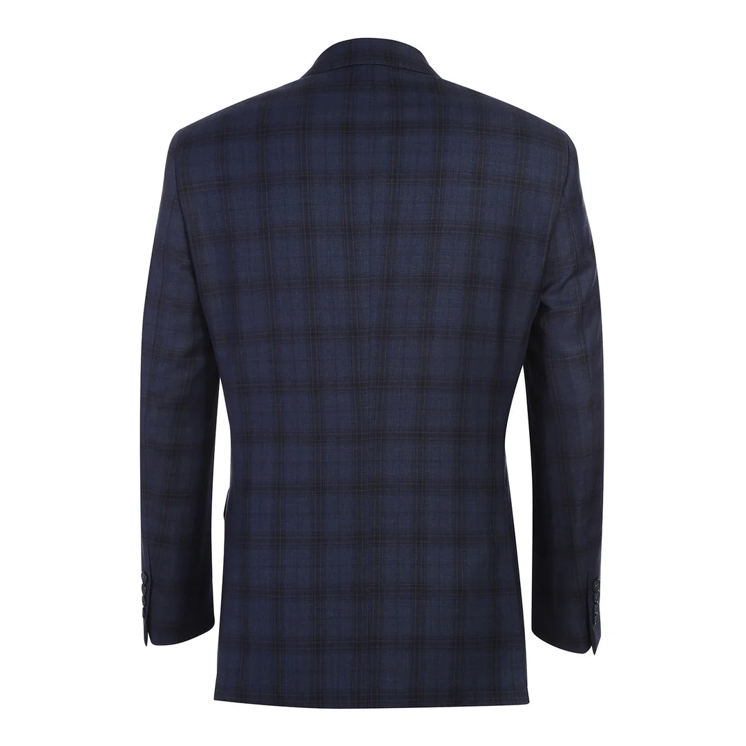 Renoir Mens Suit 566-14-NAVY