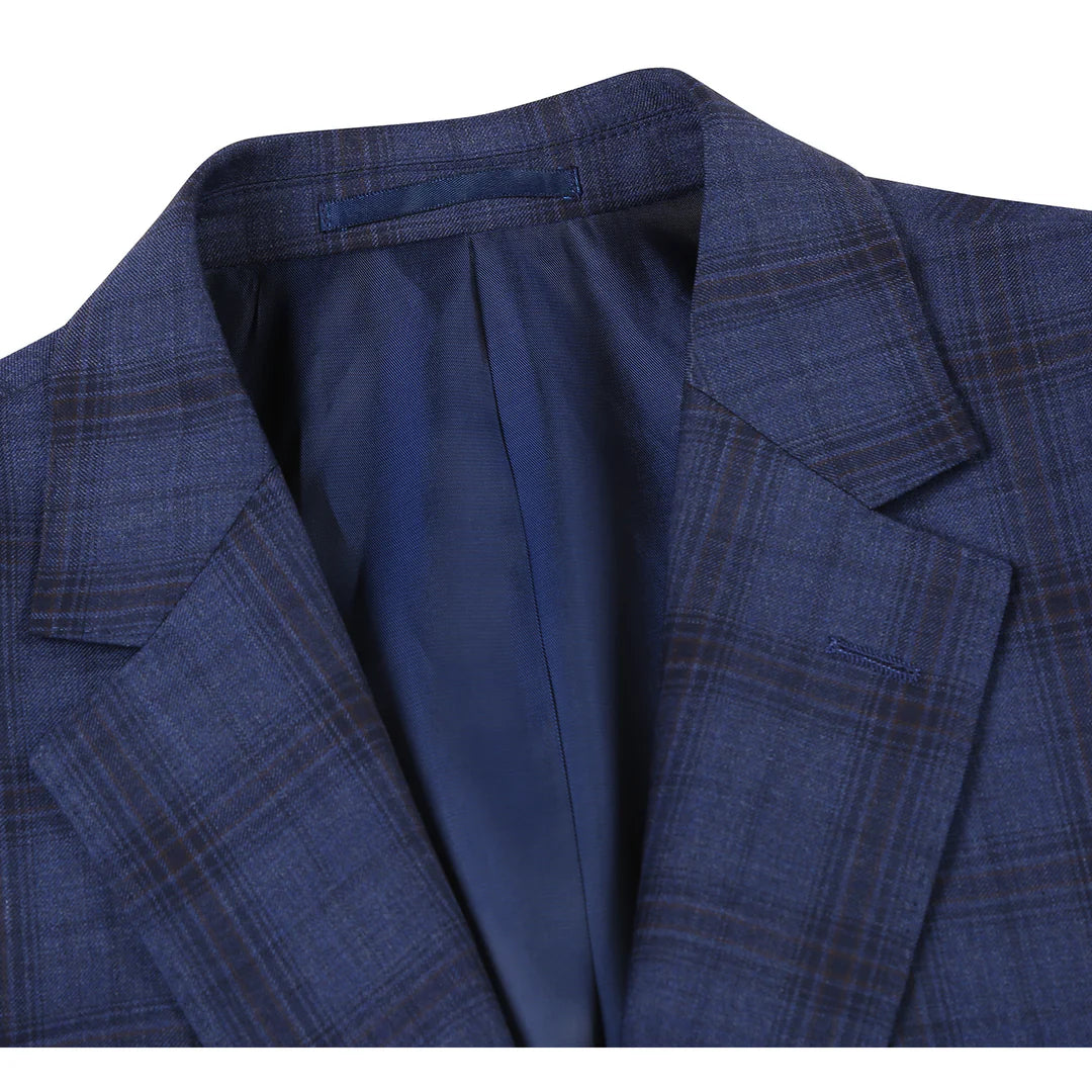 Renoir Mens Suit 566-14-NAVY