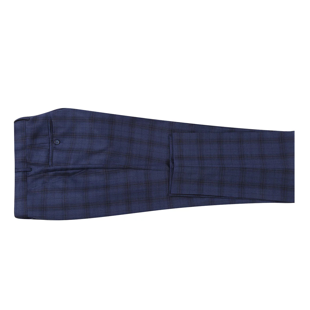 Renoir Mens Suit 566-14-NAVY