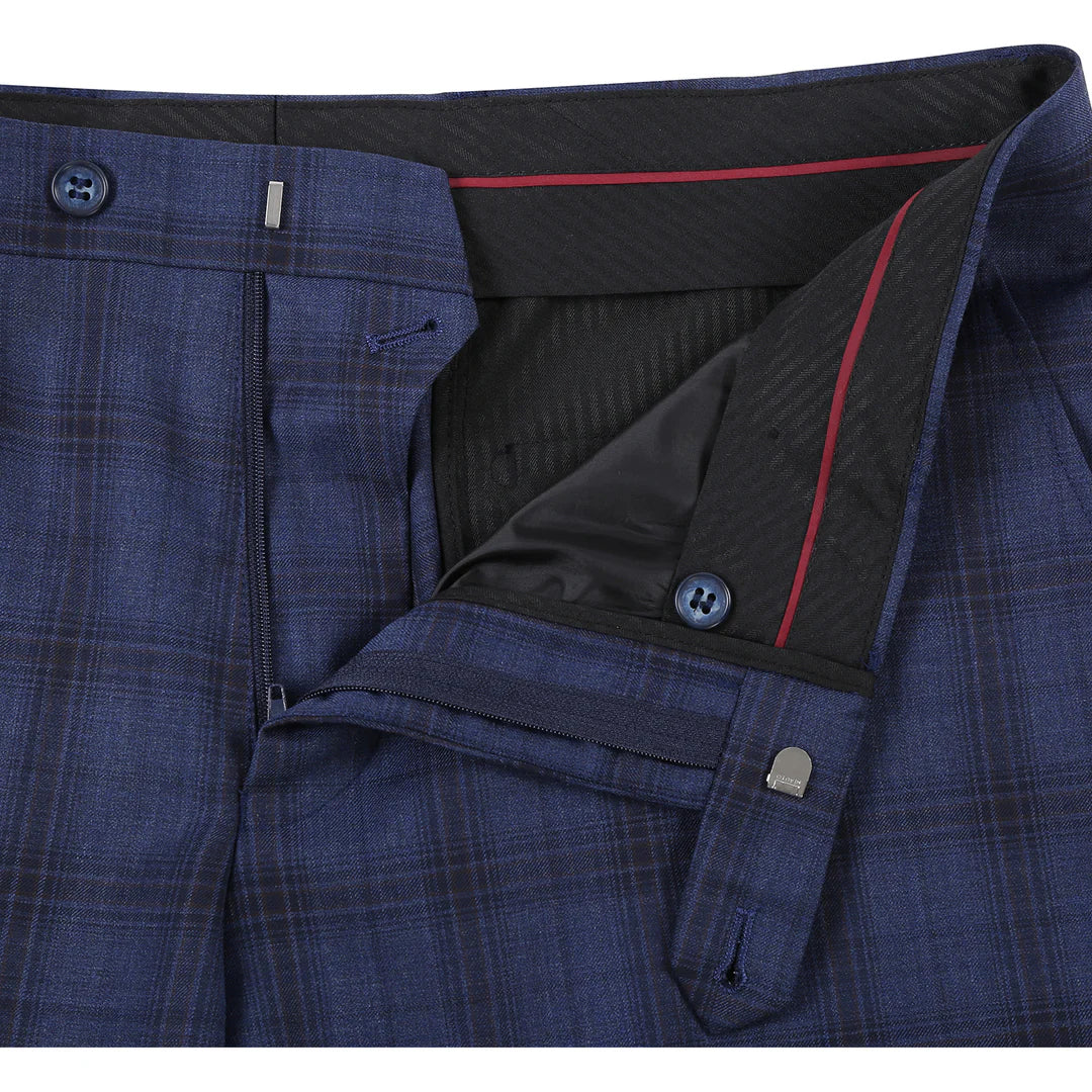Renoir Mens Suit 566-14-NAVY