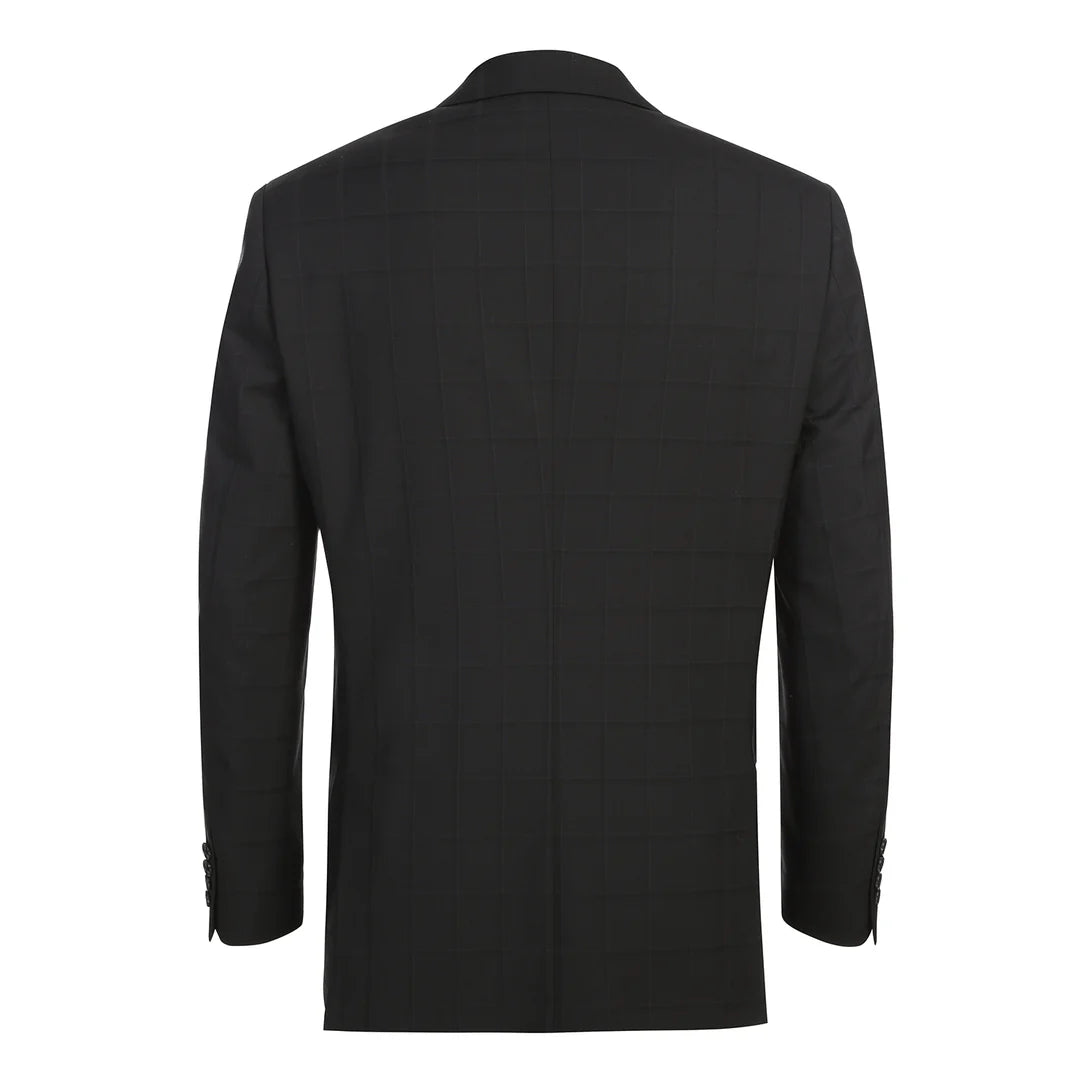 Renoir Mens Suit 566-15-BLK