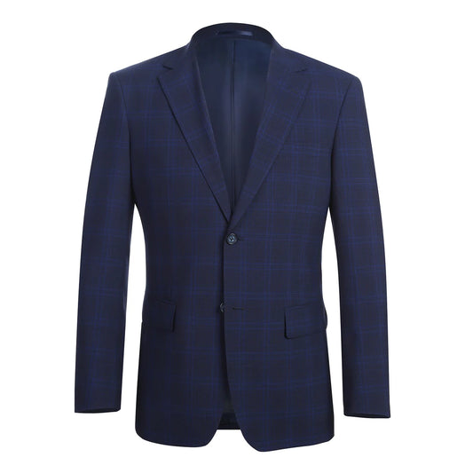Alessandro Vitello Mens Suit 566-7-BLUE