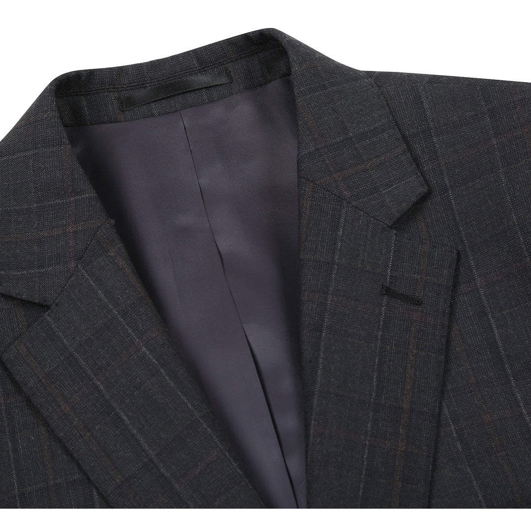 Alessandro Vitello Mens Suit 566-9-BLK
