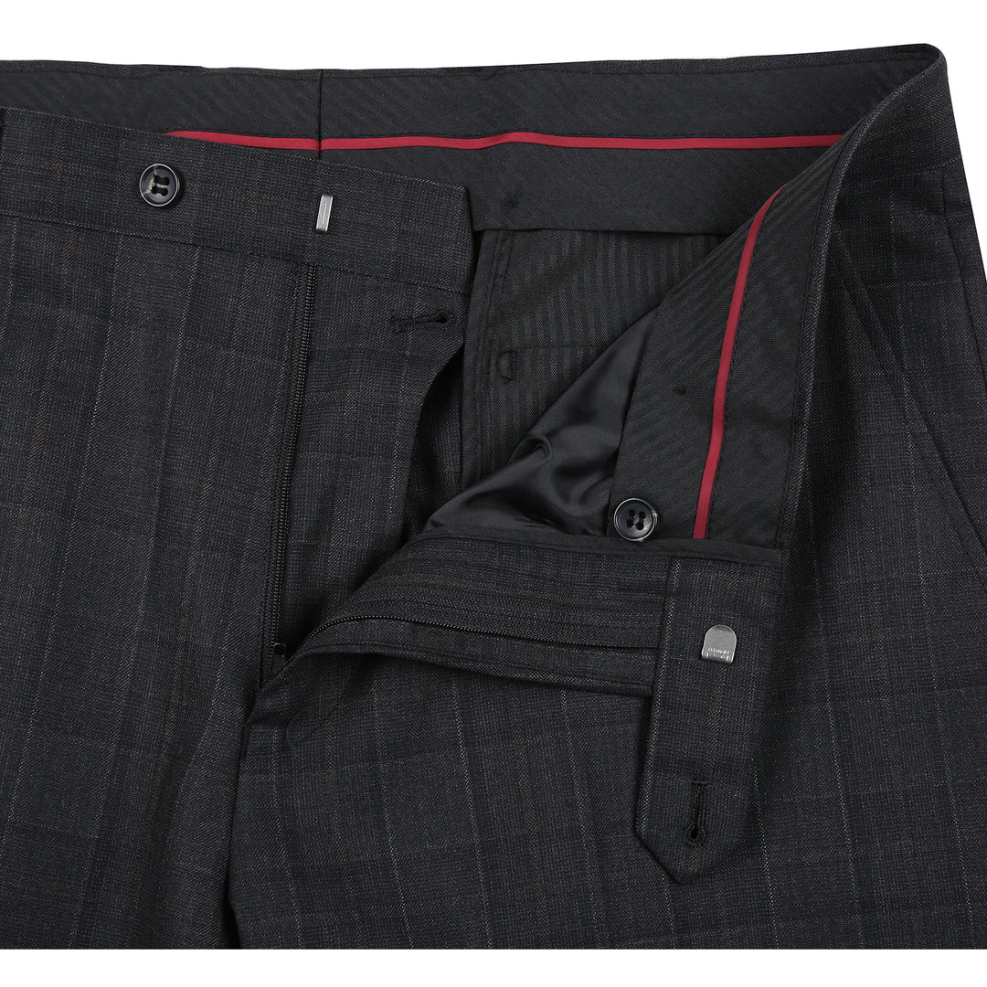 Alessandro Vitello Mens Suit 566-9-BLK