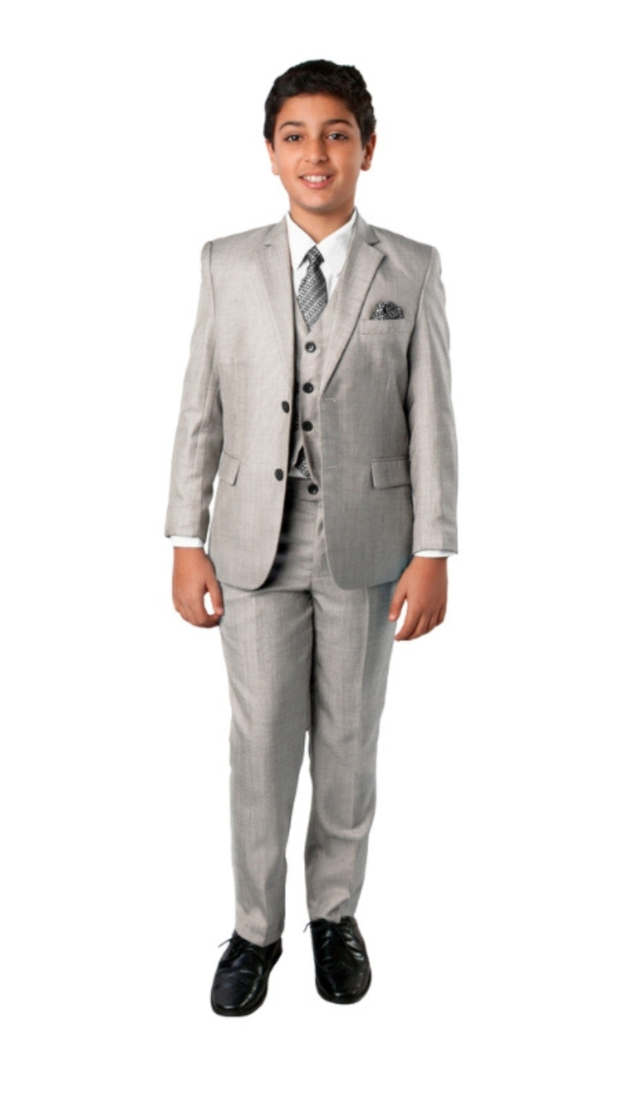 Tazzio B394-05-LT-GRY Boys Suit