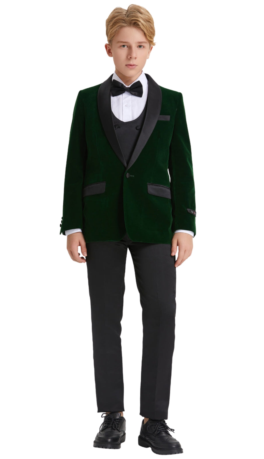 Tazzio Boys Suit BTV409S-02-GREEN
