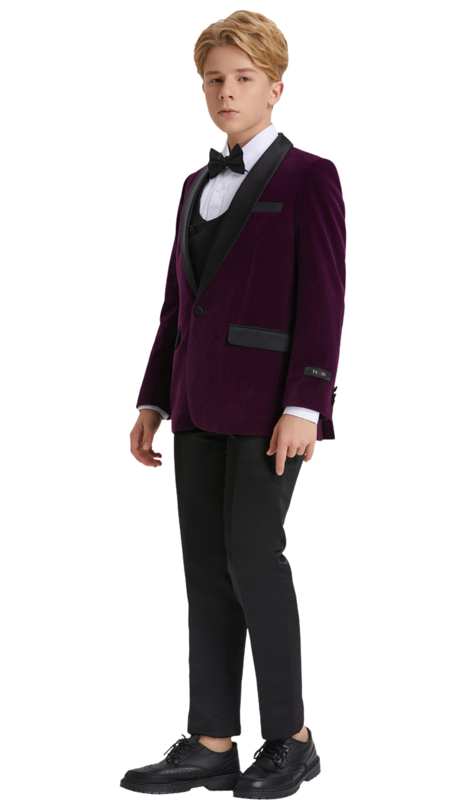 Tazzio BTV409S-04-PURPLE Boys Suit