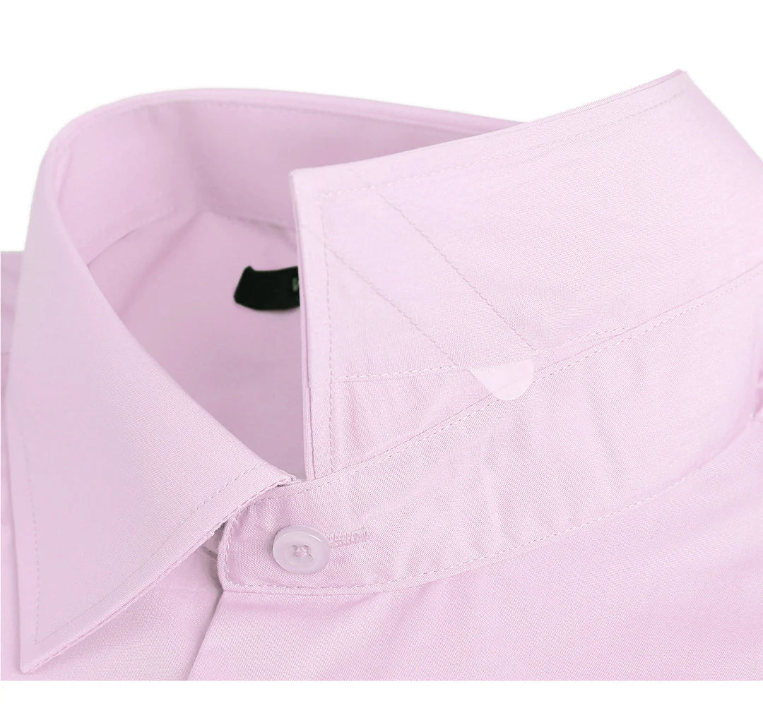 Verno CS0222-LIT-PINK Mens Shirt