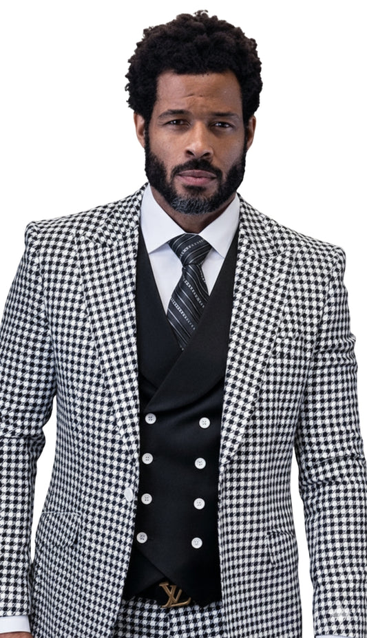 Statement  MASIMO-BLK Mens Suit