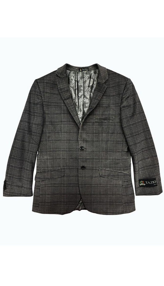 Tazzio Mens Sports Coat MJ107-GRY