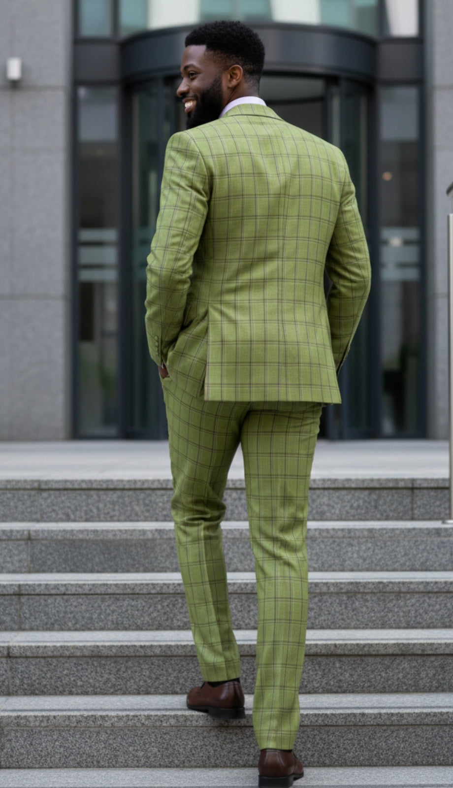 Vinci MV2W-4-MOSS Mens Suit