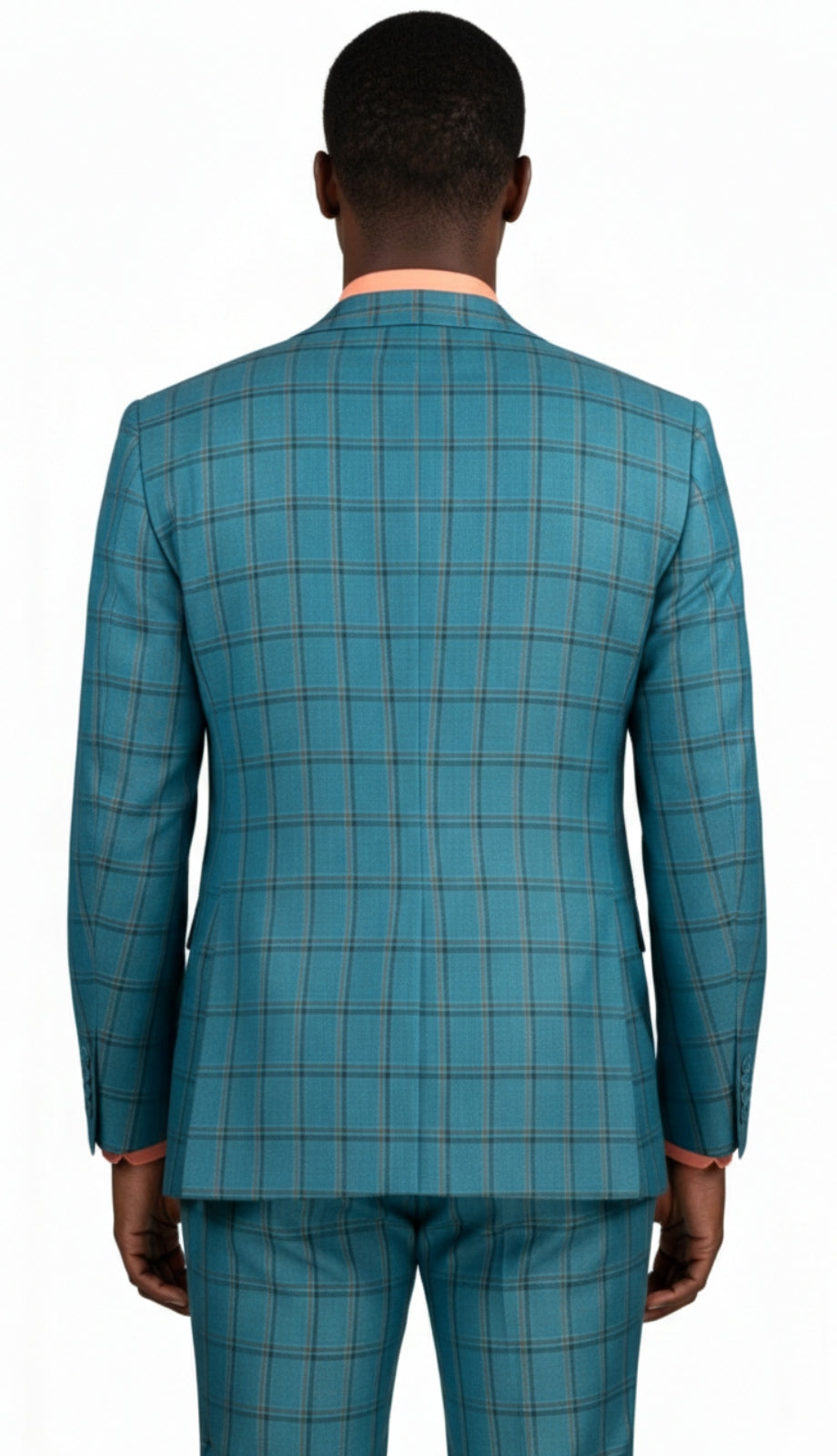 Vinci MV2W-4-TEAL Mens Suit