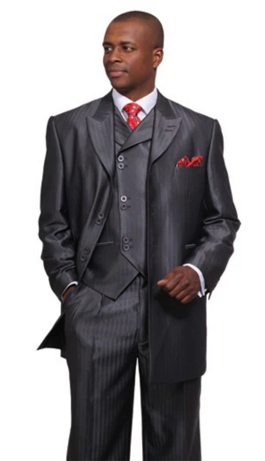 Milano Moda 5264V Mens Suit