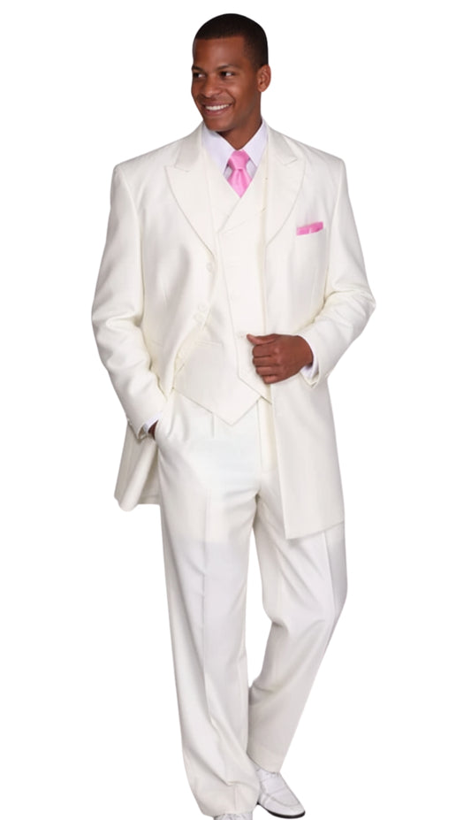 Milano Moda 5264V-CR Mens Suit
