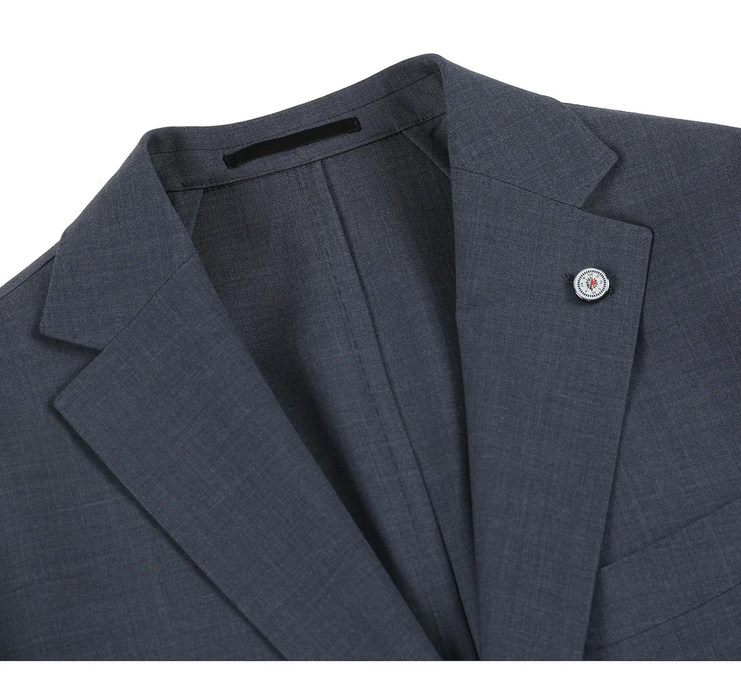 Pellagio Men's Suit PF20-18-Gry