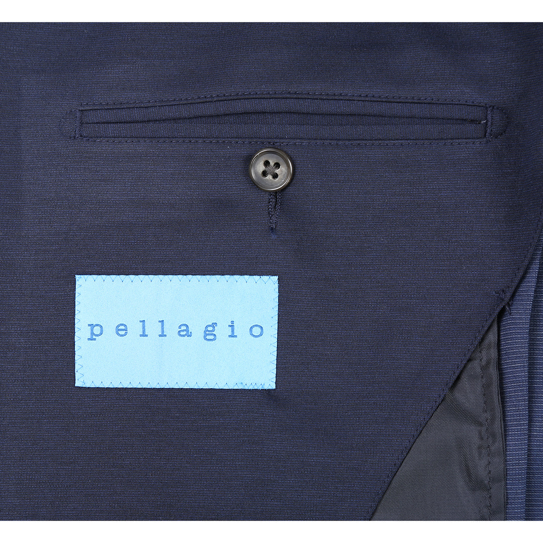 Pellagio Men's Suit PF24-16-MID-NAVY