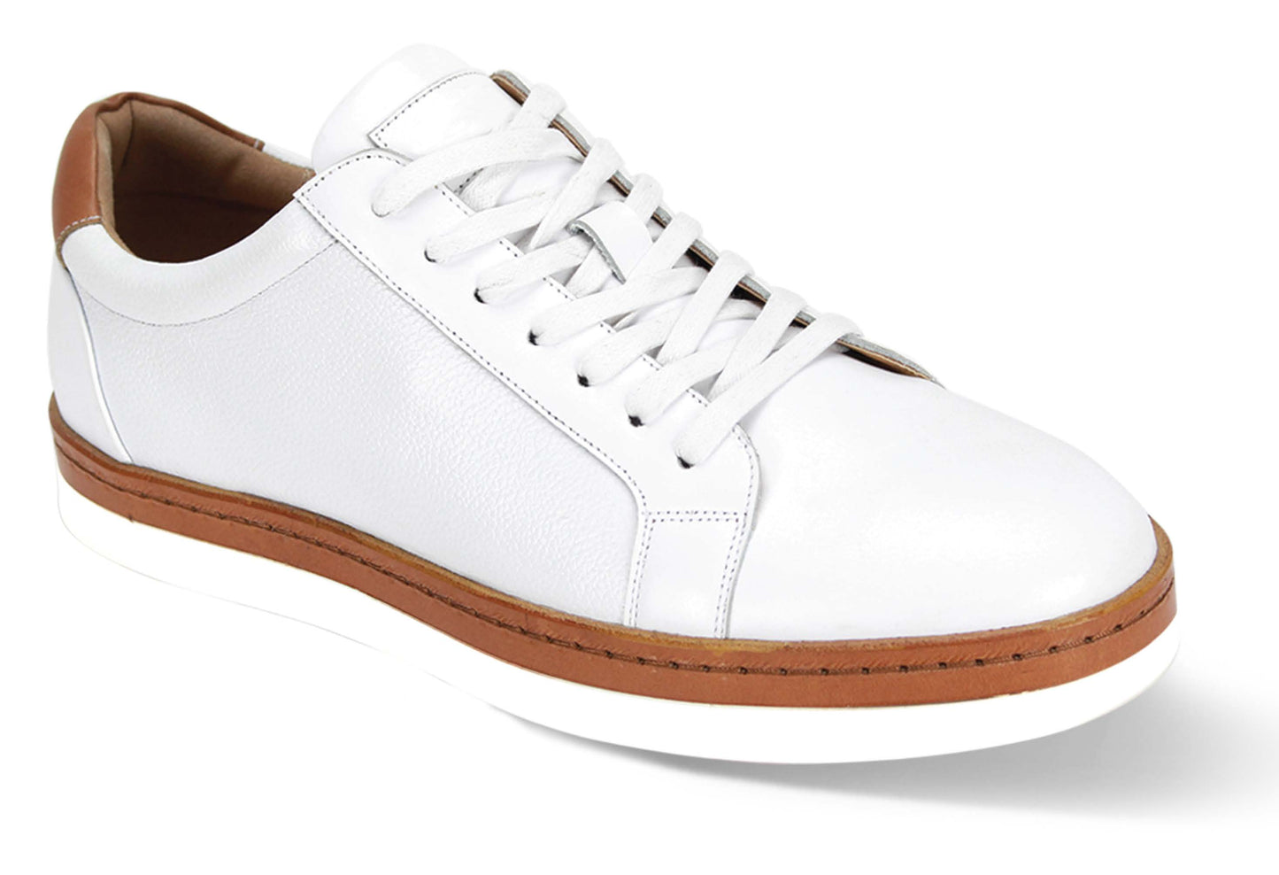 Giovanni Leather Dress Shoes-PORTOR-WHT