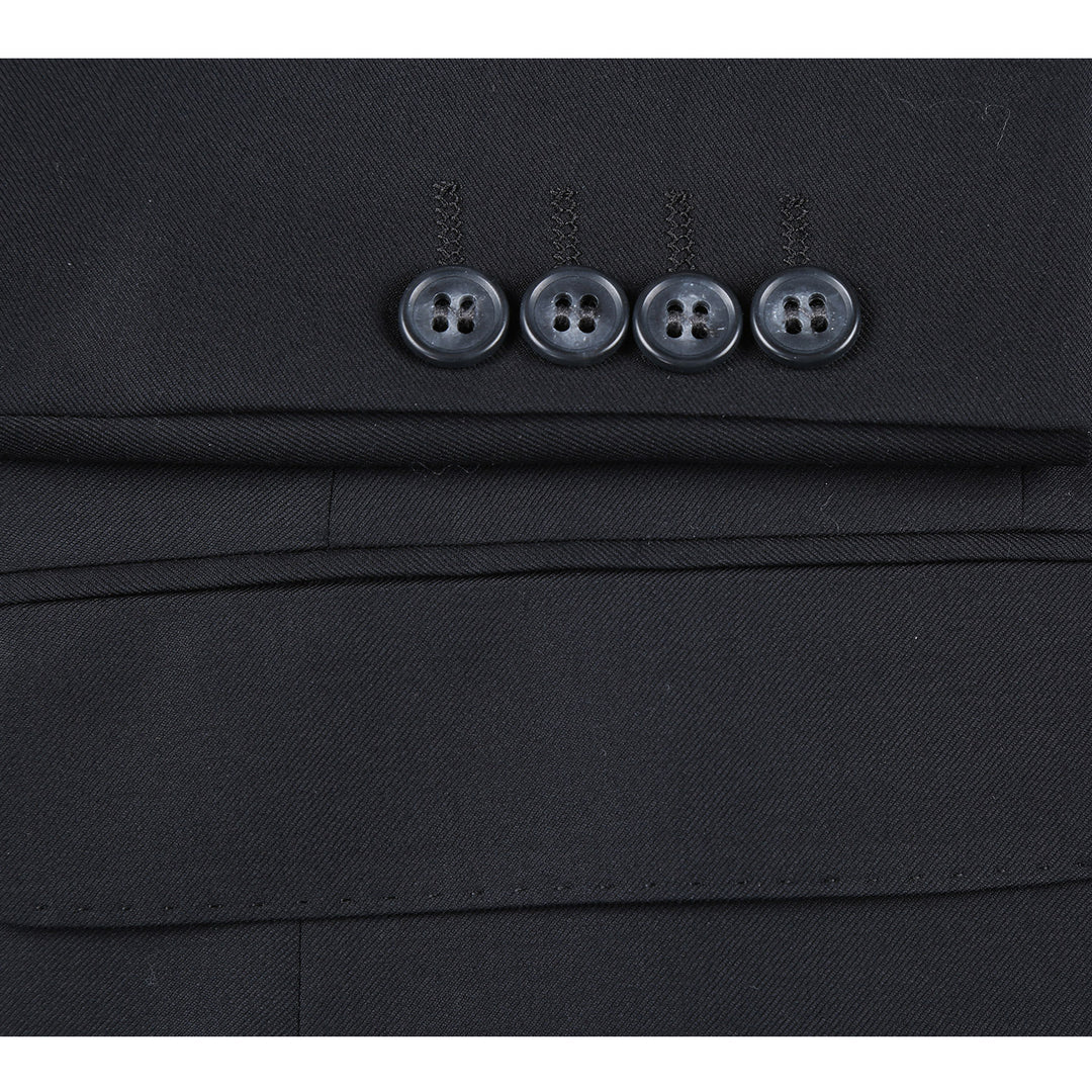 Renoir Mens Suit RHC100-1-BLK